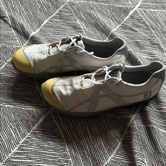 FJ Golf shoesGray and Yellow - Picture 1 of 9